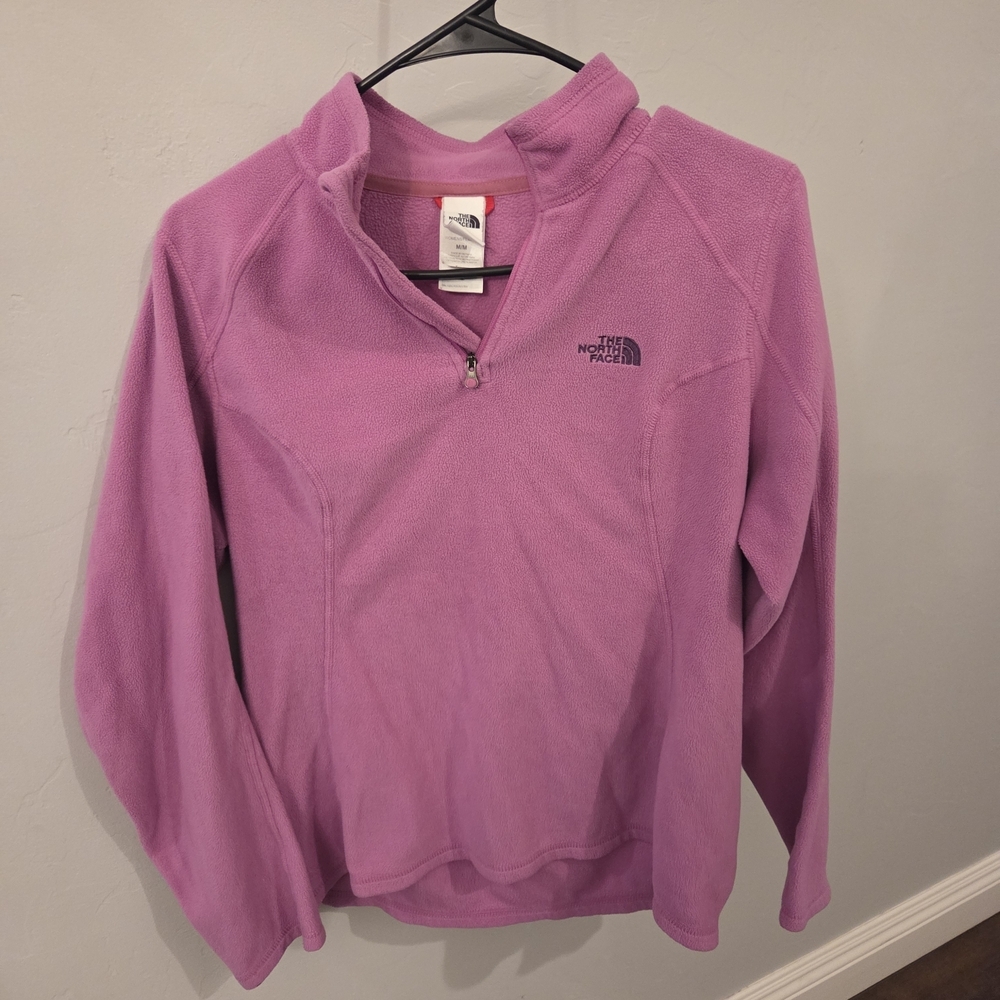 The North Face Pink Quarter-Zip Fleece